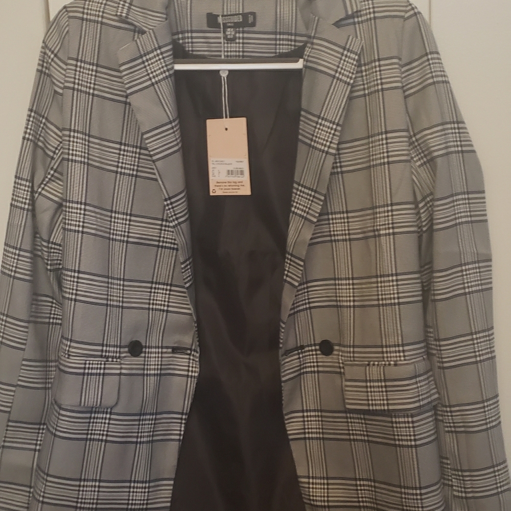 New Plaid Blazer